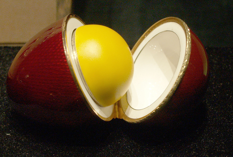 Huevo escandinavo de Fabergé. Wikimedia Commons